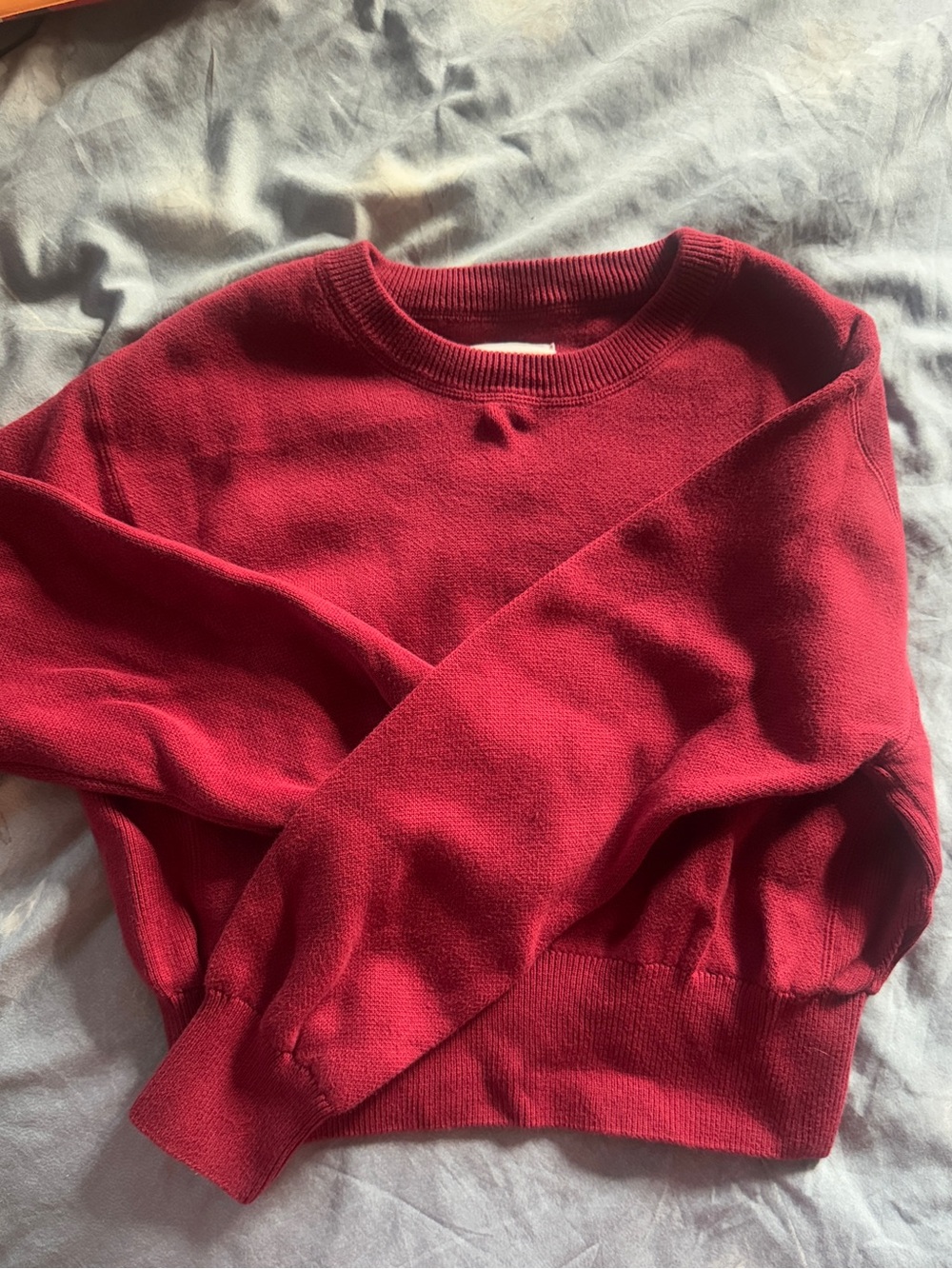 Aerie Women’s Classic Crewneck Sweater - Red